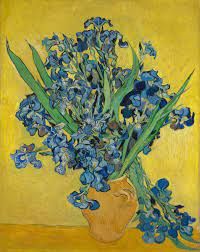 "OS LÍRIOS"  de Vincent VAN GOGH