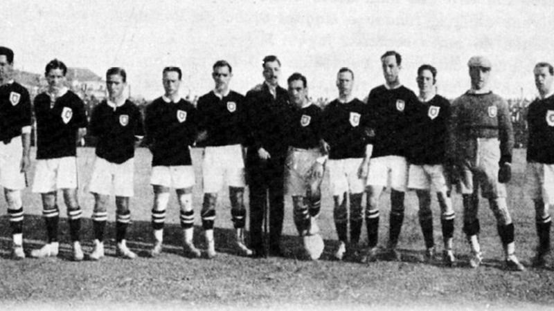 "HESPANHA-PORTUGAL" - em foot-ball 1921