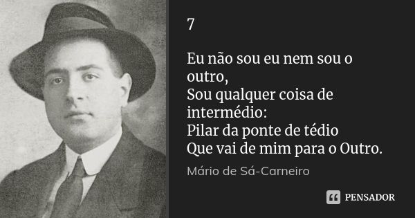SÁ CARNEIRO , O MÁRIO - - o poeta do ORPHEU