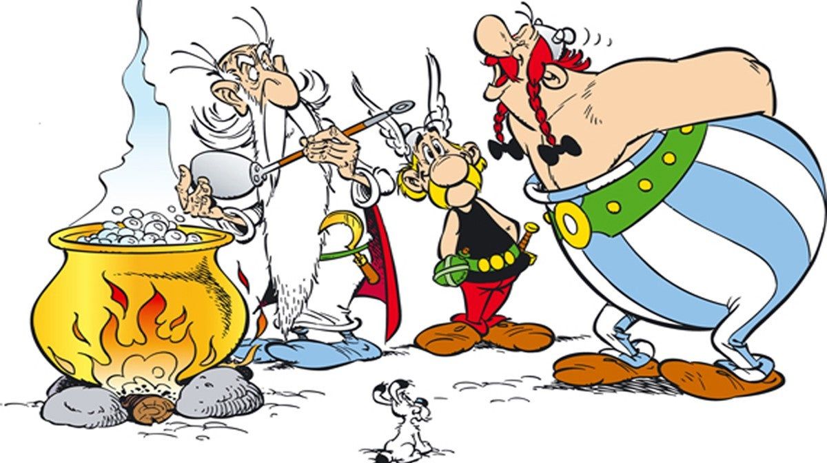 ASTERIX, o gaulês 1959 - OBELIX e "estes romanos são loucos"
