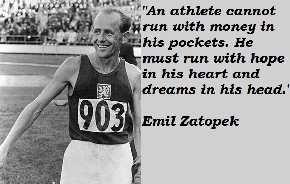EMIL ZATOPEK                                   -A “Locomotiva de Praga”
