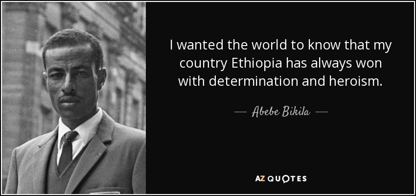 ABEBE BIKILE – O pé descalço que conquistou Roma