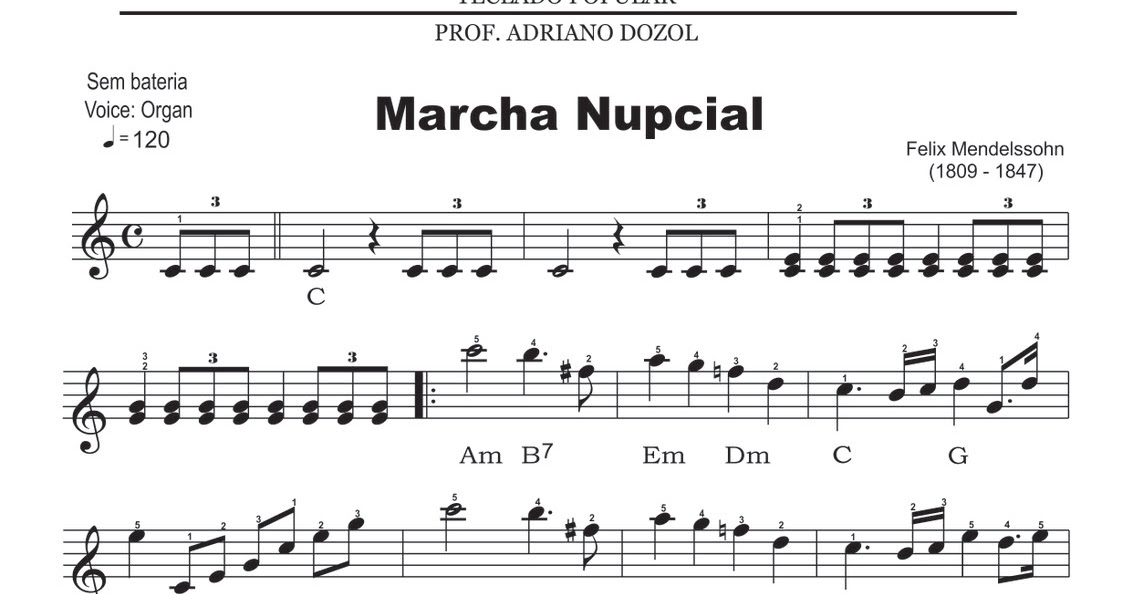 FELIX MENDELSSOHN – e a Marcha Nupcial