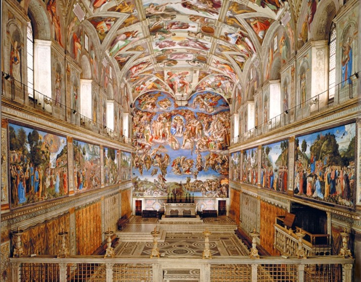 CAPELA SISTINA- Miguel Ângelo e os seus frescos