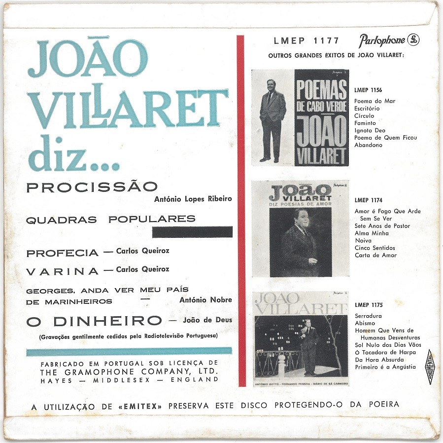 JOÃO VILARET   –  O grande senhor declamador